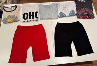 Lote 5 Camisetas Talla S. Se regala 2 mallas corta