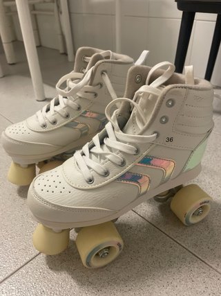 Patines Decathlon blancos talla 36
