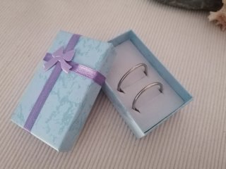 Aros de plata 3cm