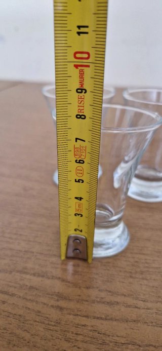 Set 5 Bicchieri Shot/Liquore Vetro