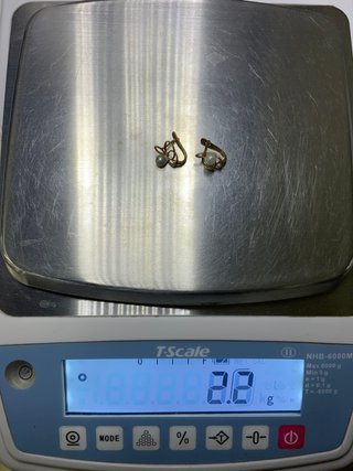 Pendientes Oro 18k con Perlas