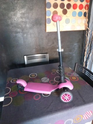 Patinete 3 Ruedas Rosa