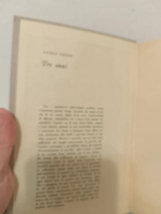 Libro Vintage TRE ANNI Anton Cecov Mondadori
