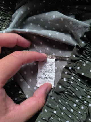 Pantalón corto mujer lunares