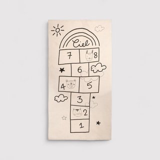 Lofofora - Tappeto per bambini con gioco campana 80x150 cm