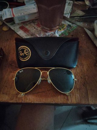 Gafas de sol Ray-Ban Aviator doradas