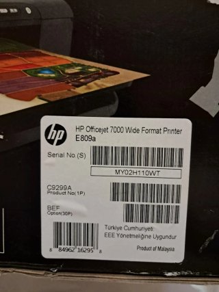 HP OfficeJet 7000 Wide Format A3+ E809a – Nuova