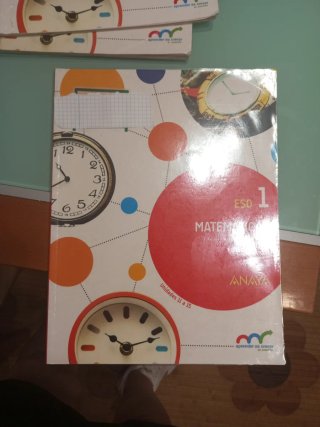 Libros matemáticas 1Eso editorial anaya