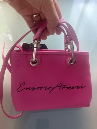 Bolso Emporio Armani Niña Rosa Nuevo
