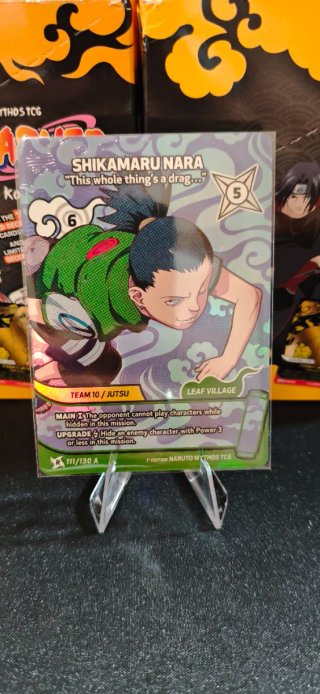 Shikamaru Nara 1st Edition Naruto Mythos TCG