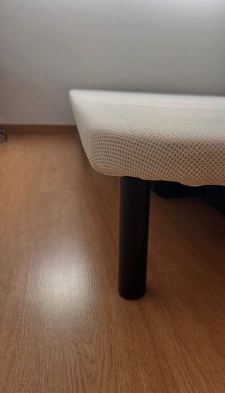 Colchón y somier de tela