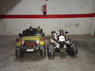 Quad infantil a batería.