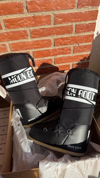 Botas Moon Boot Icon Nylon Negras T. 39-41