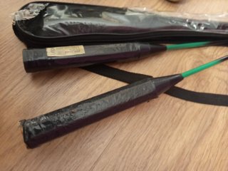 Raquetas de bádminton con funda y volante