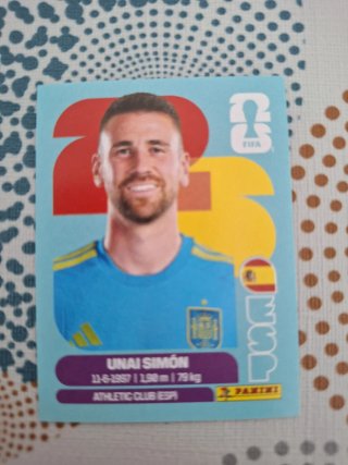 Cromo Unai Simón Mundial 2026