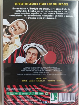 DVD Máxima Ansiedad Mel Brooks (Español)