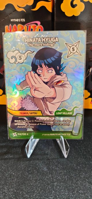 Hinata Hyuga R 114/130 A Naruto Mythos TCG