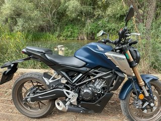 Honda CB125R Azul marino/Plata