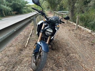 Honda CB125R Azul marino/Plata