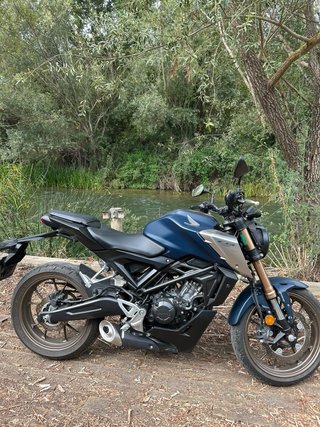 Honda CB125R Azul marino/Plata