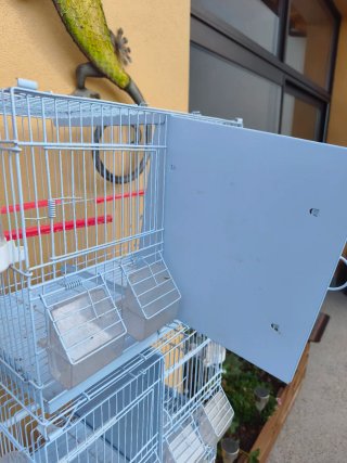 Jaula para criar pájaros