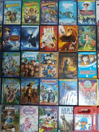 OFERTA LOTE Colección Película DVD dibujos Animado