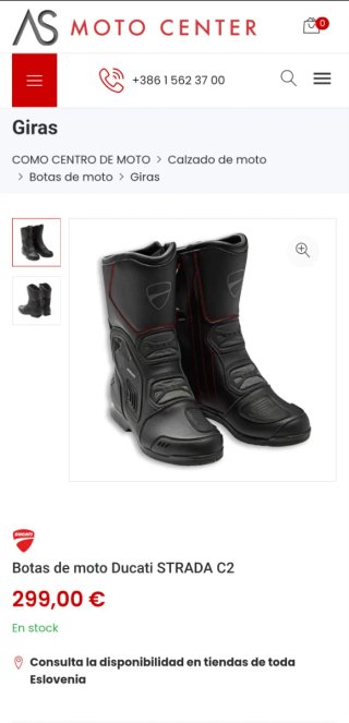 Botas Ducati Strada C2