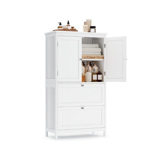 Mobile da Bagno con Ante e Cassetti Capienti · Legno