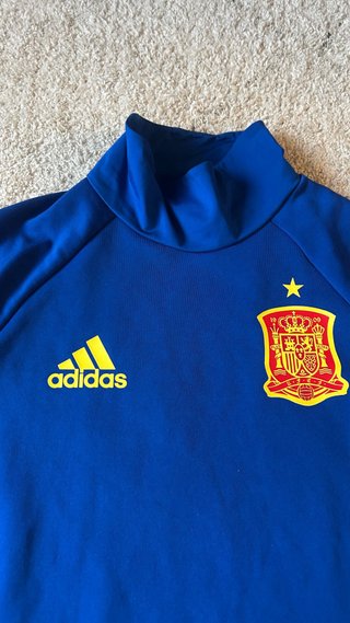 Sudadera Selección Española Adidas Azul Roja