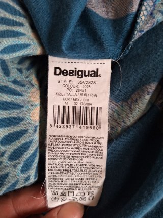 Vestido Desigual Azul y Turquesa