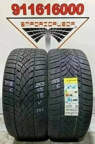 265 45 18 V DUNLOP RUEDA PREMIUM INVIERNO