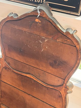Espejo Trumeau Francés Antiguo Dorado