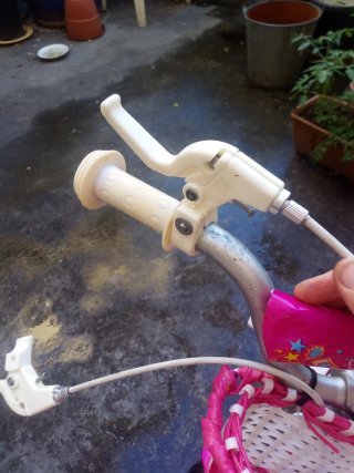 Bici niña rosa para reparar