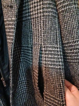 Chaqueta Zara 3/4 Hombre Gris