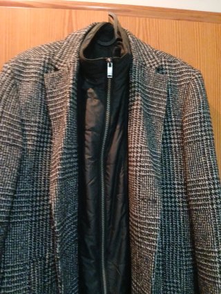 Chaqueta Zara 3/4 Hombre Gris