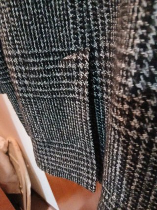 Chaqueta Zara 3/4 Hombre Gris