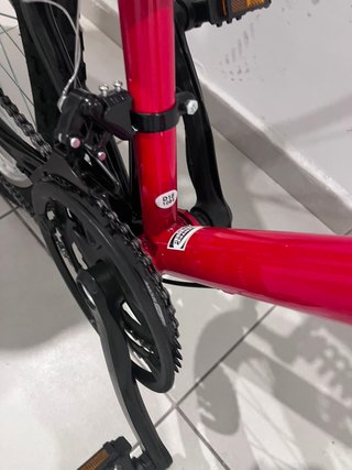 Bicicleta MTB Roja Con Doble Suspensión