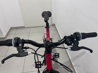 Bicicleta MTB Roja Con Doble Suspensión