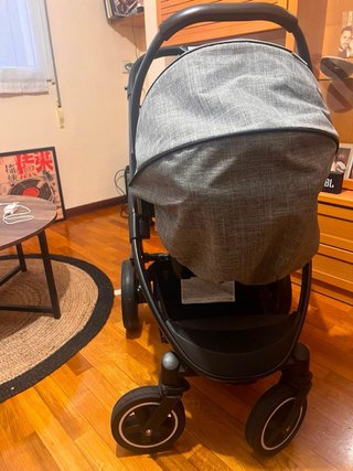 Carrito bebé 3en1 gris