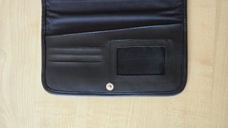 Portadocumentos Porsche Negro