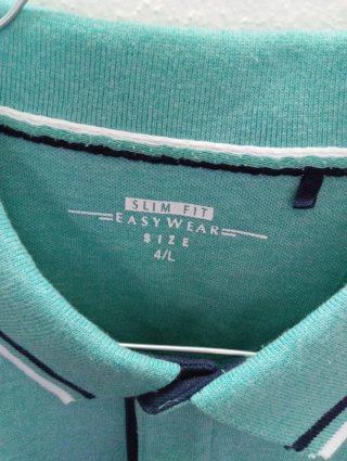 Polo Easy Wear verde talla L
