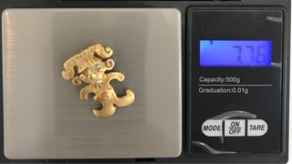 Figura Indio Tayron Oro Tumbaga + Regalo