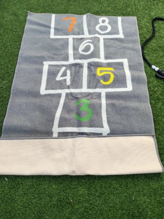Alfombra de juego infantil con números
