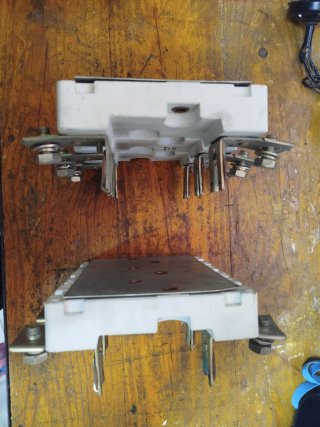 Lote 3 Base Fusible Cerámico Trifásico NH