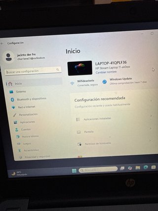 Laptop HP 14 Blu, Uso Minimo