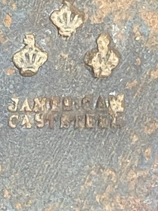 Cepillo carpintero antiguo James Cam Cast Steel
