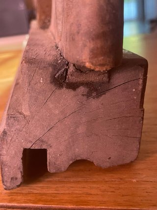 Cepillo carpintero antiguo James Cam Cast Steel