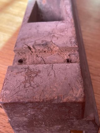 Cepillo carpintero antiguo James Cam Cast Steel