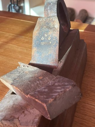 Cepillo carpintero antiguo James Cam Cast Steel