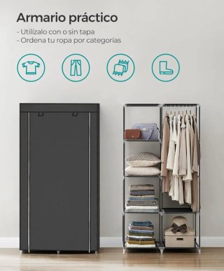Armario Portátil Songmics Negro
